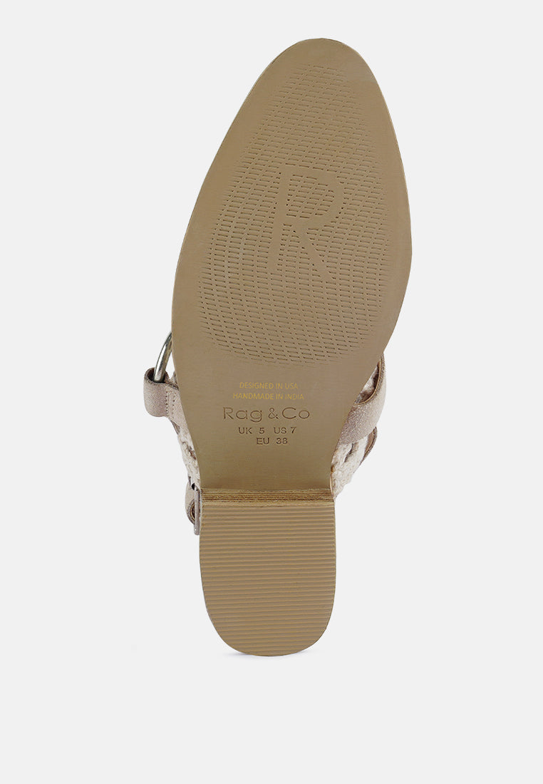 Rosalie Block Heeled Sandal