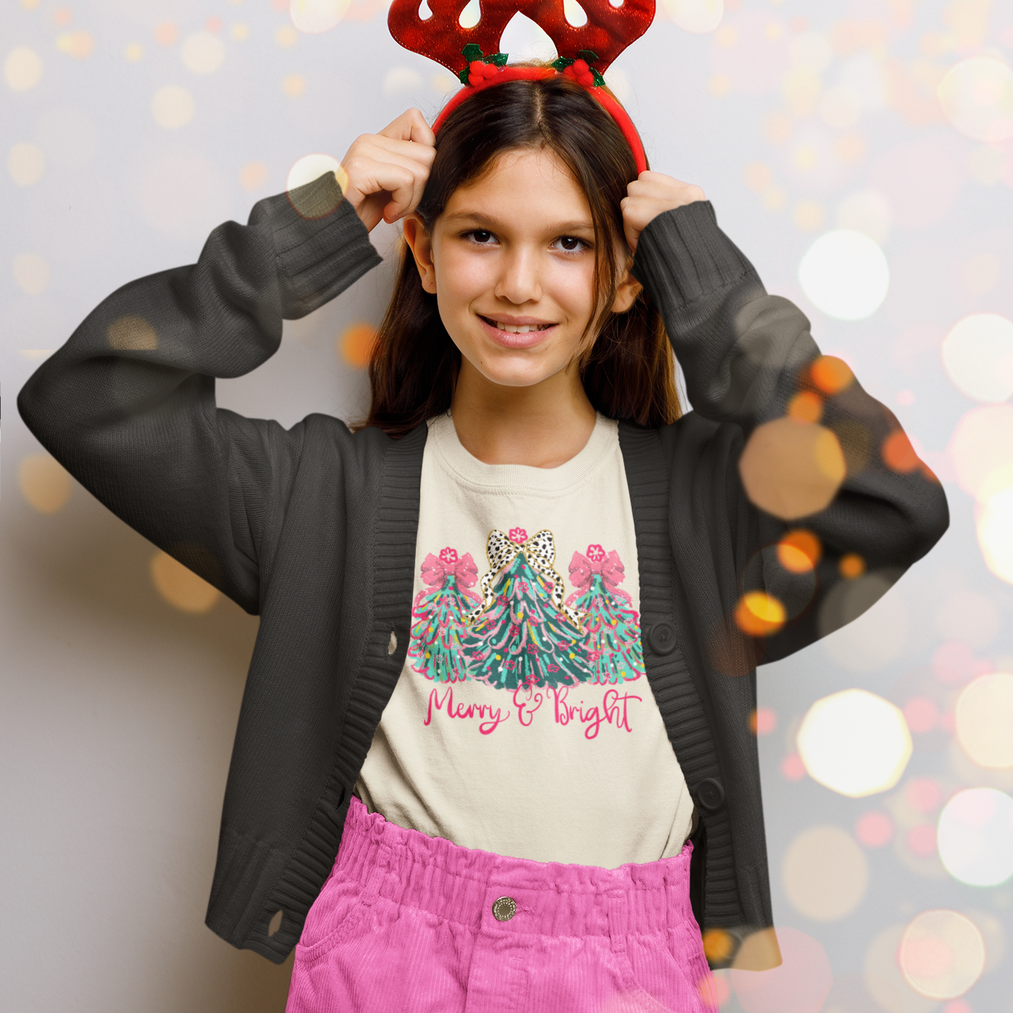 Merry & Bright Trio Youth & Toddler Graphic Tee