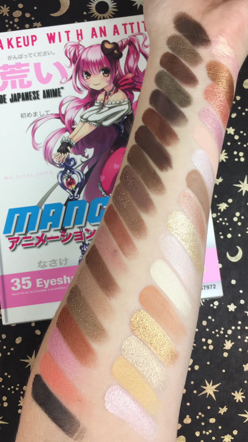 Chibi Manga Anime Makeup 35 Eyeshadow Palette Book 2