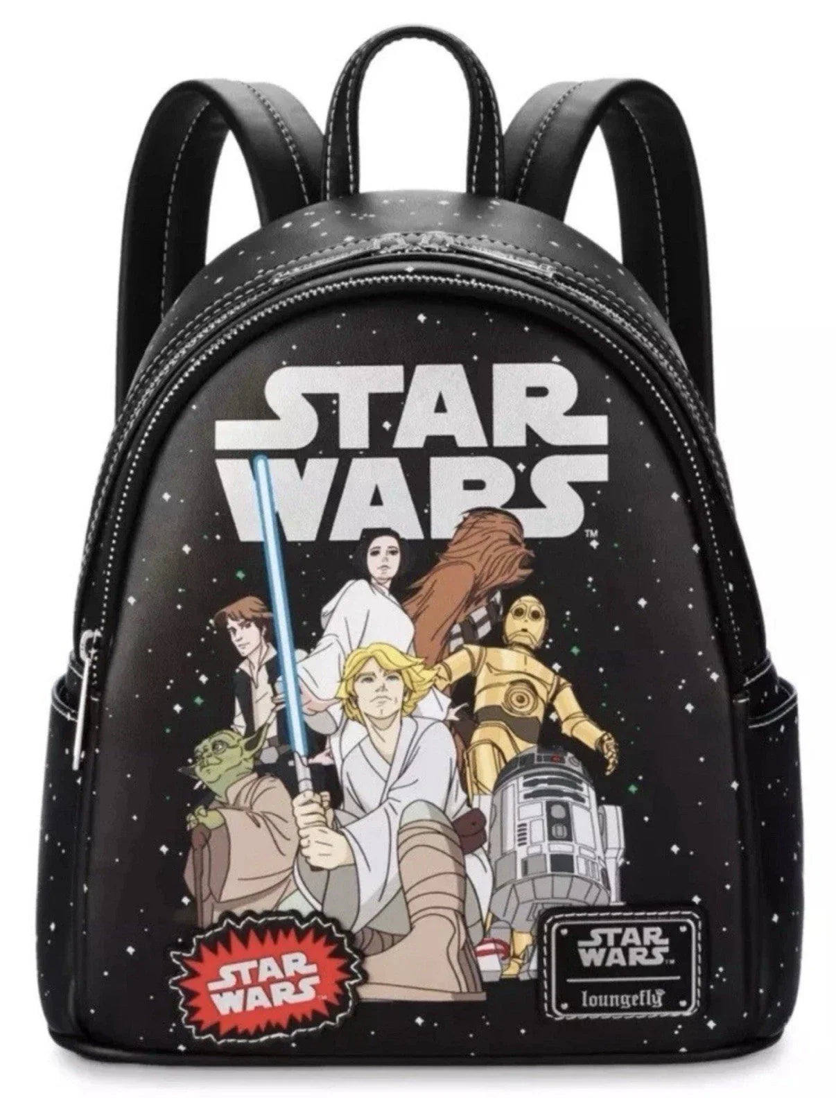 Disney Parks Star Wars Celebrate the Saga Loungefly Mini Backpack Glow In Dark
