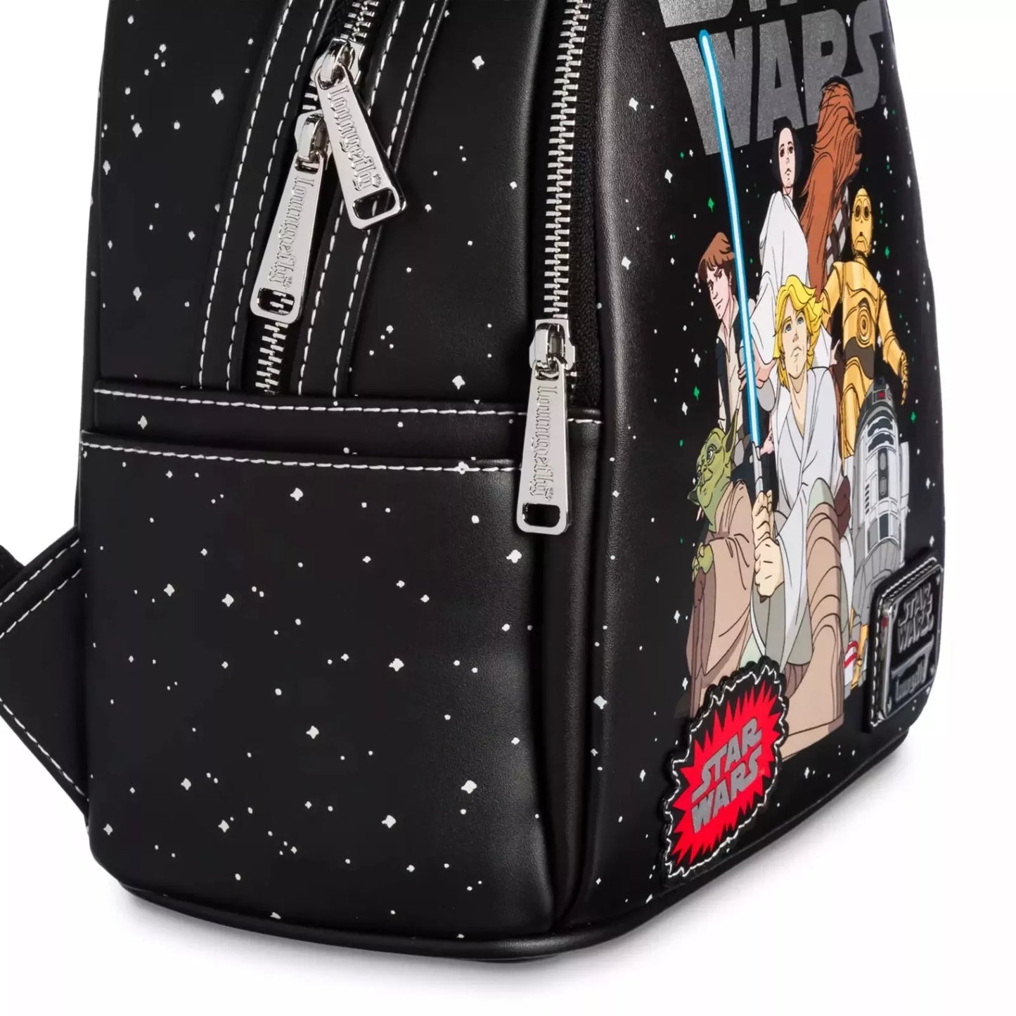 Disney Parks Star Wars Celebrate the Saga Loungefly Mini Backpack Glow In Dark