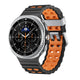 black orange - silver