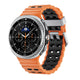 orange black -silver