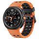 orange black - black
