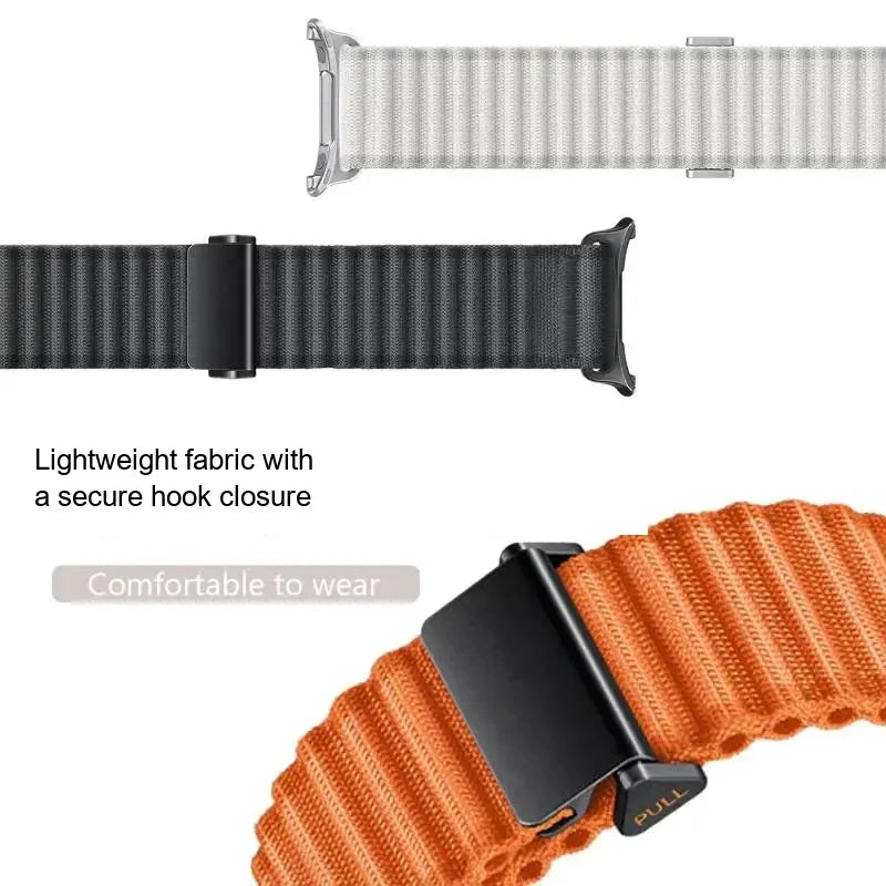 Samsung Galaxy Nylon Loop Watch Band - Ultra/Ultra2 No Gaps Strap
