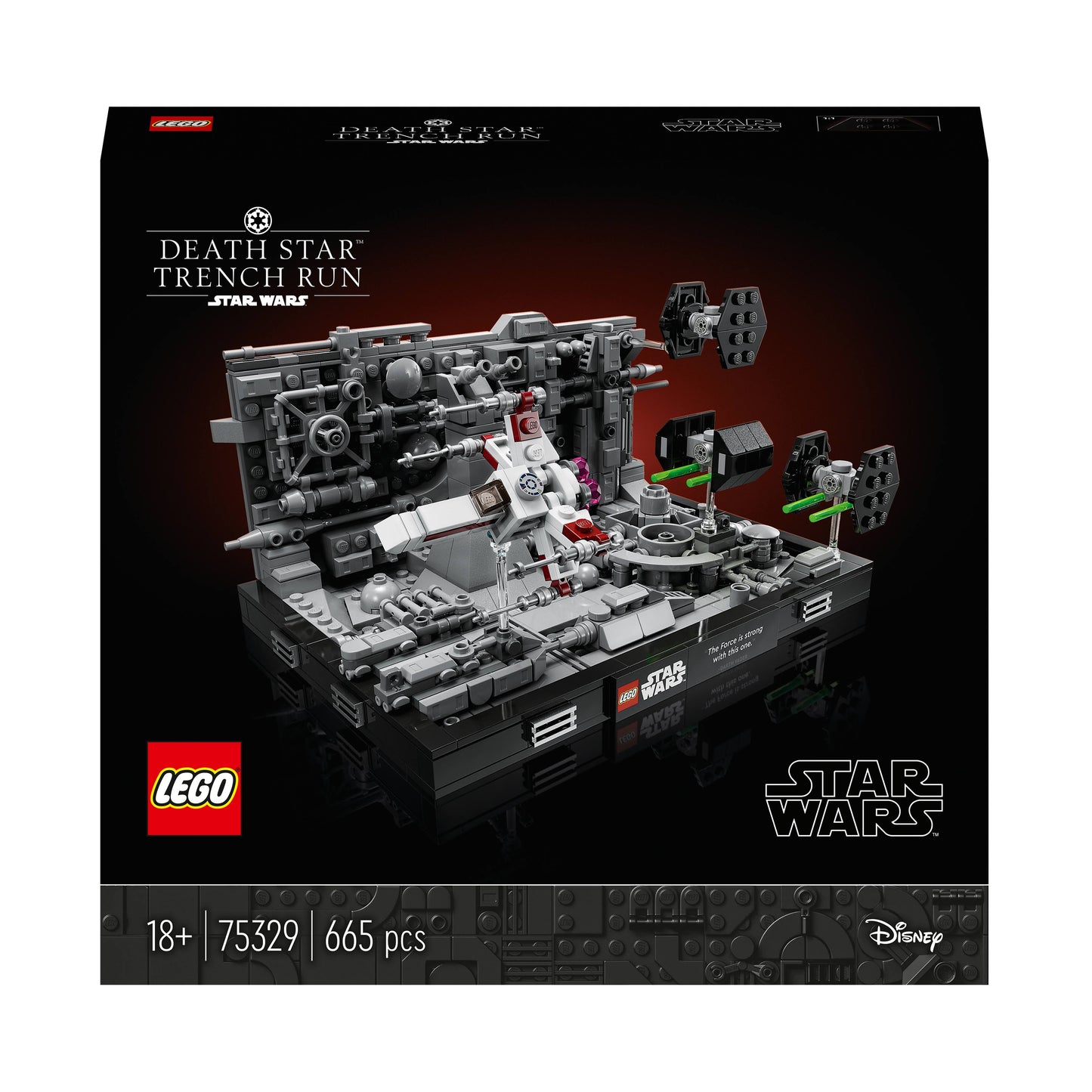 LEGO Star Wars Death Star Trench Run Diorama Set 75329