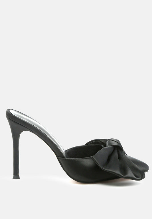 Sidonie Bow Detail Stiletto Mules