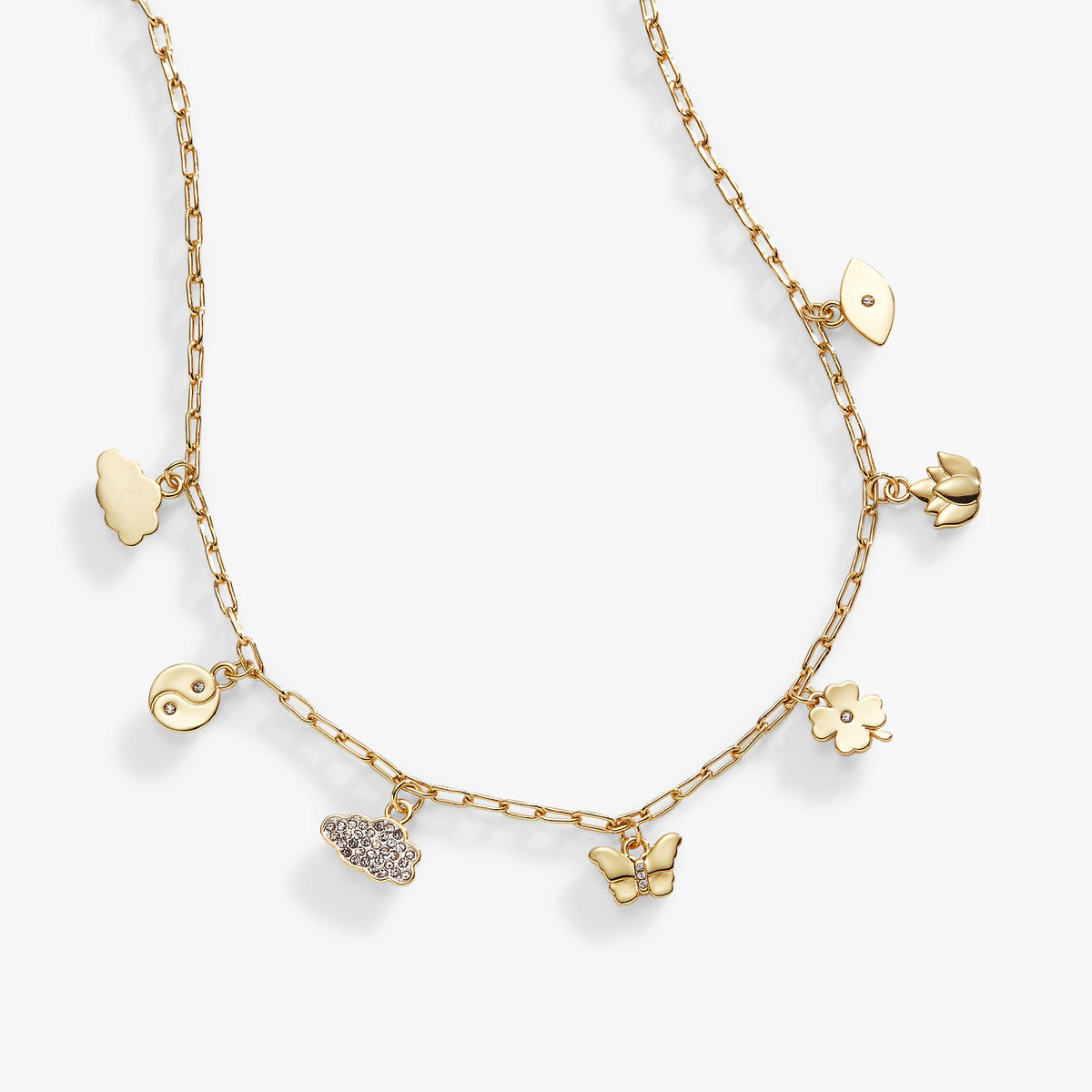 Silver Linings Charm Necklace