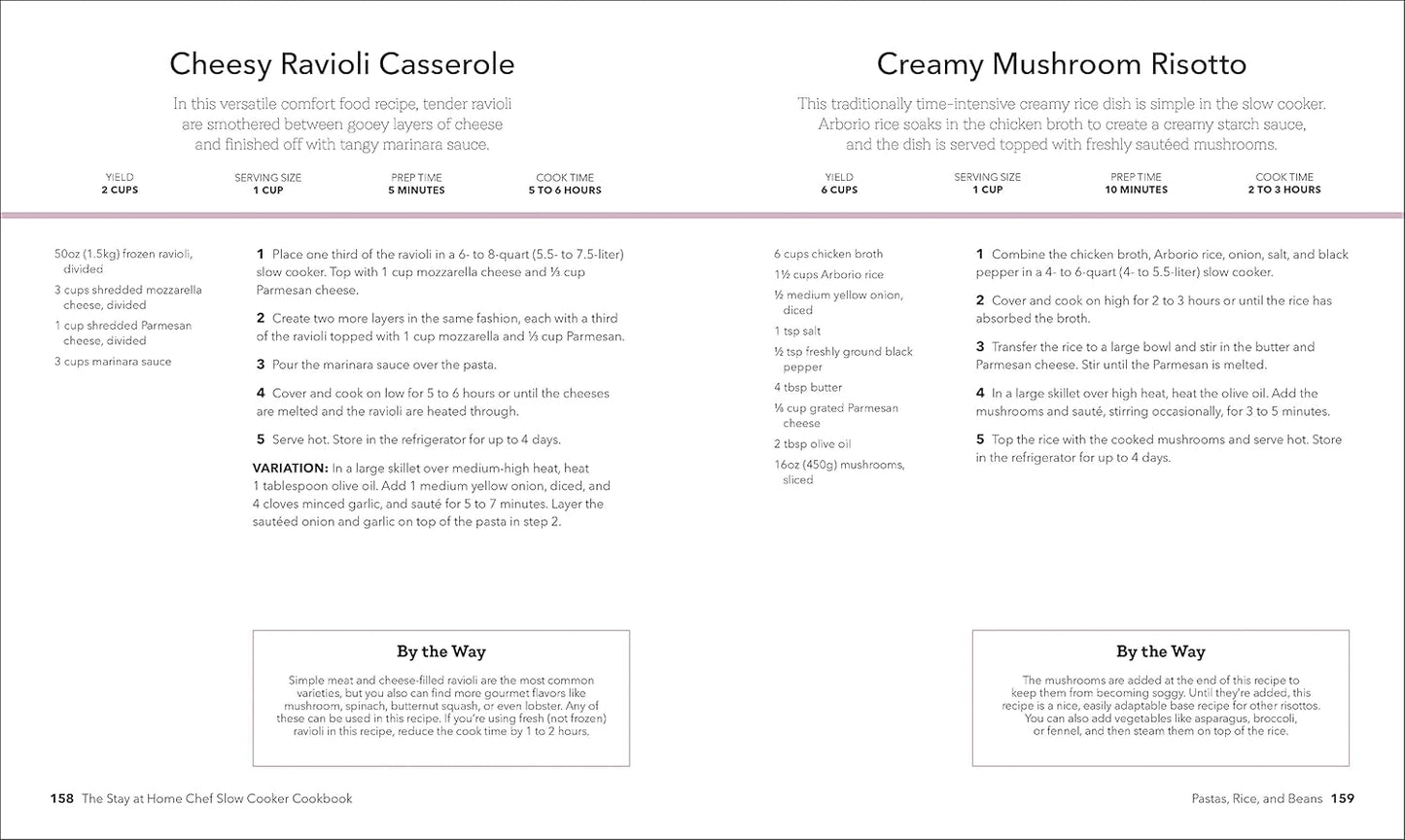 The Stay-at-Home Chef Slow Cooker Cookbook: 120 Restaurant-Quality Recipes You Can Easily Make at Home (Spiral Bound)