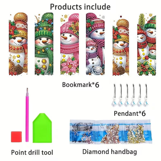Bookmark Festive Snowman
