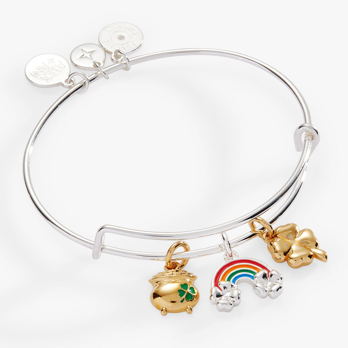 End of the Rainbow Multi-Charm Bangle