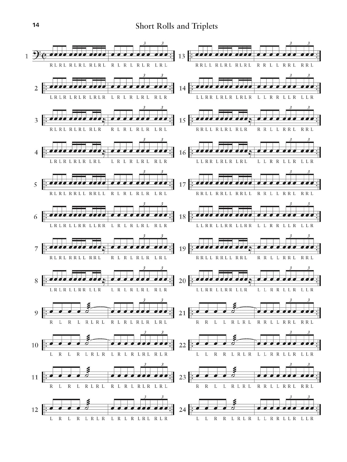 Stick Control: For the Snare Drummer (Spiral Bound)