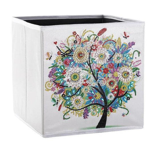 Foldable Storage Box - Colorful Tree
