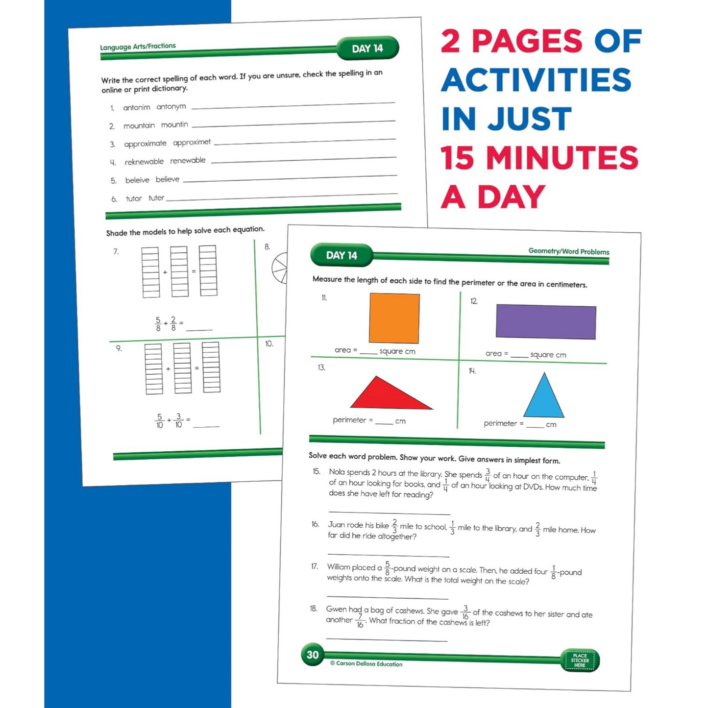 Summer Bridge Activities Workbook: Bridging Grades 4 to 5 in Just 15 Minutes a Day (Spiral Bound)