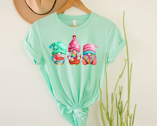 Summer Gnomes Graphic Tee