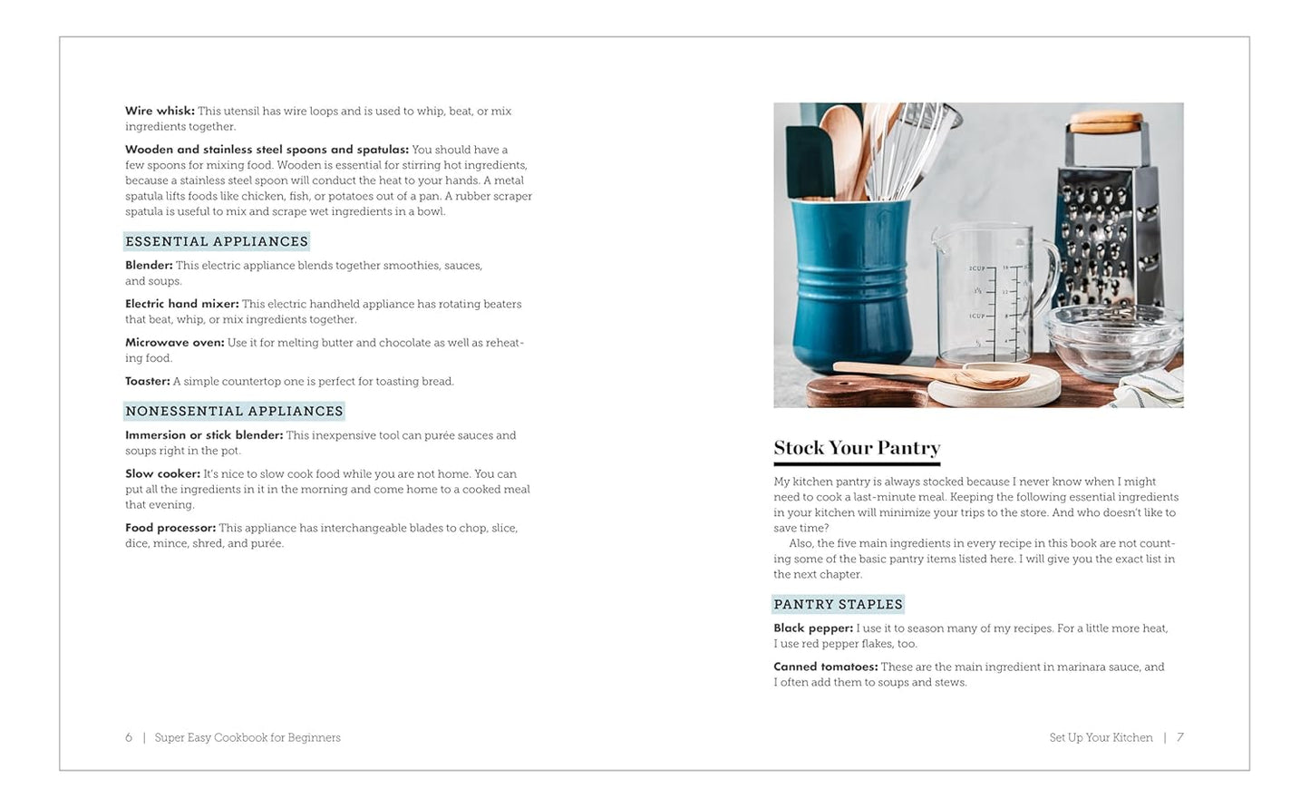 Super Easy Cookbook for Beginners: 5-Ingredient Recipes and Essential Techniques to Get You Started in the Kitchen (Spiral Bound)