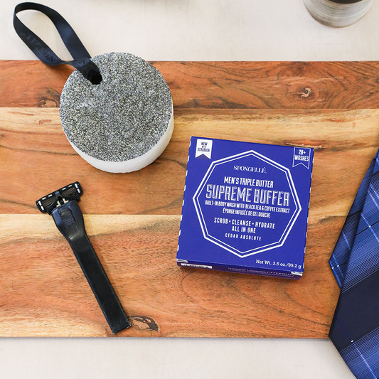 20+ Men's Supreme Buffer | Black Scrubber