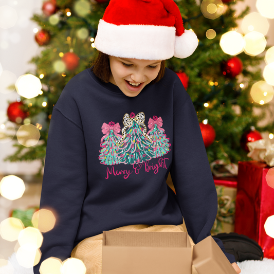 Merry & Bright Trio Youth & Toddler Sweatshirt