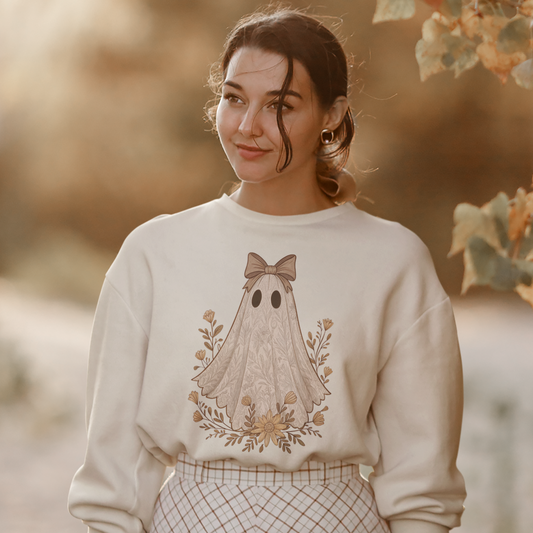 Ghostly Garden Graphic Sweatshirt