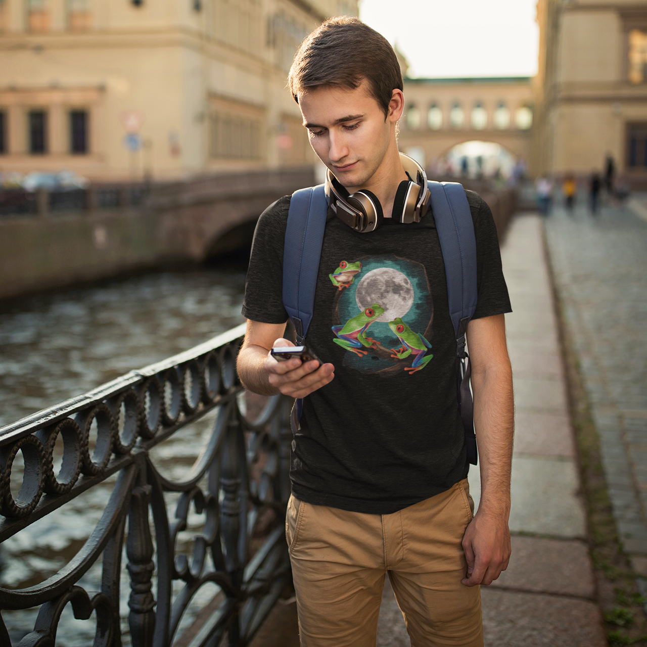 Frog Moon Vibes Graphic Tee