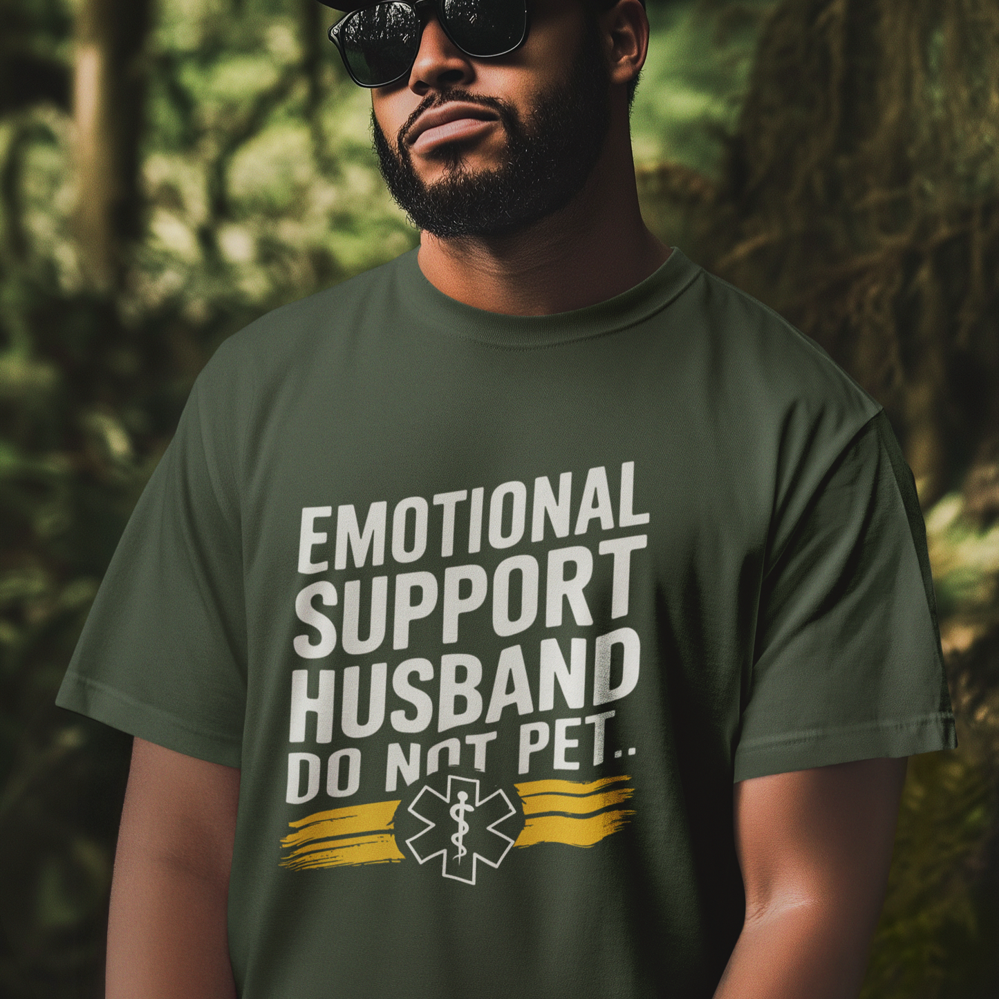 Emotional Support Husband Graphic Tee