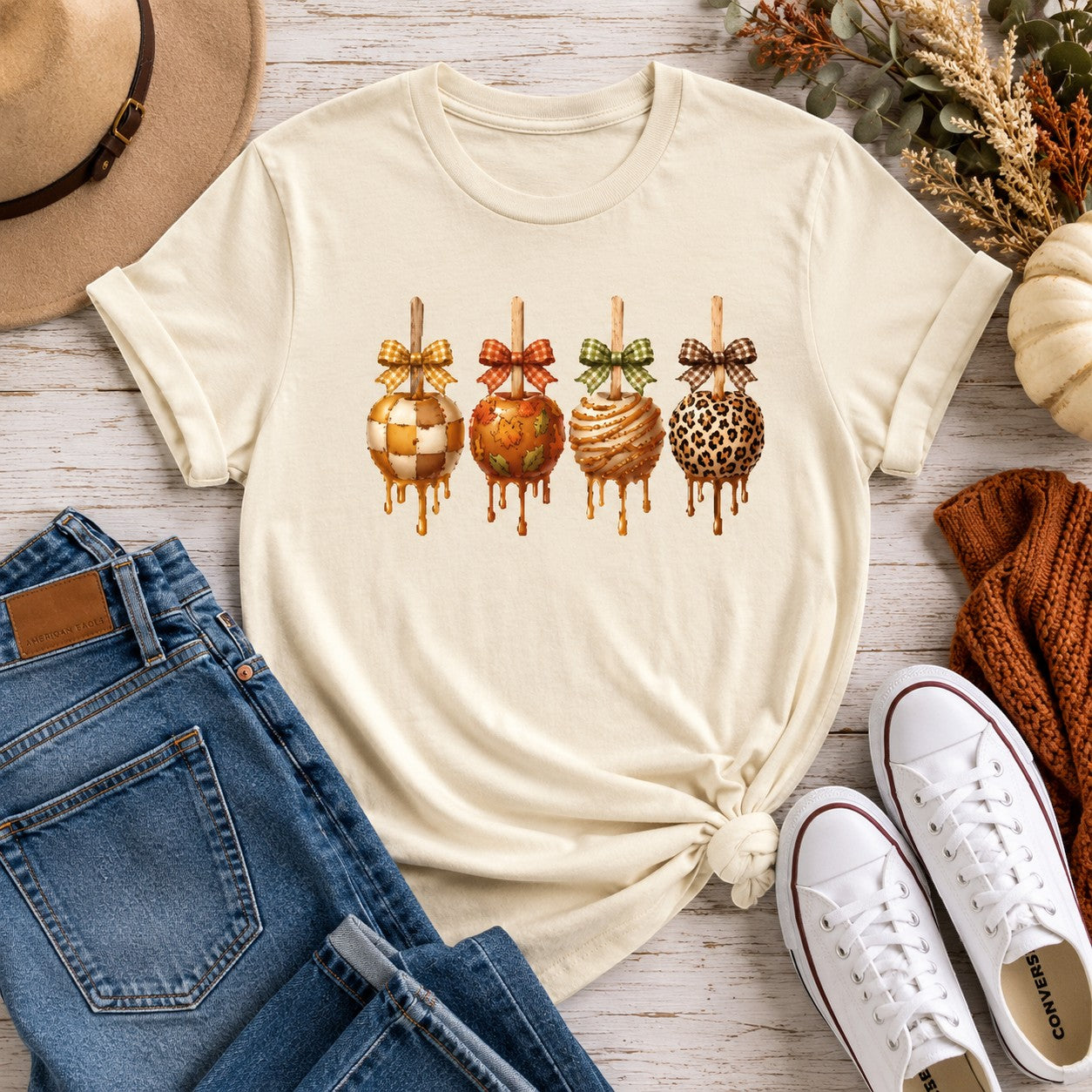 Caramel Apple Lover Adult Graphic Tee