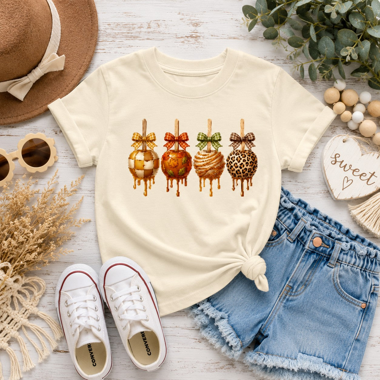 Caramel Apple lover Youth and Toddler Graphic Tee