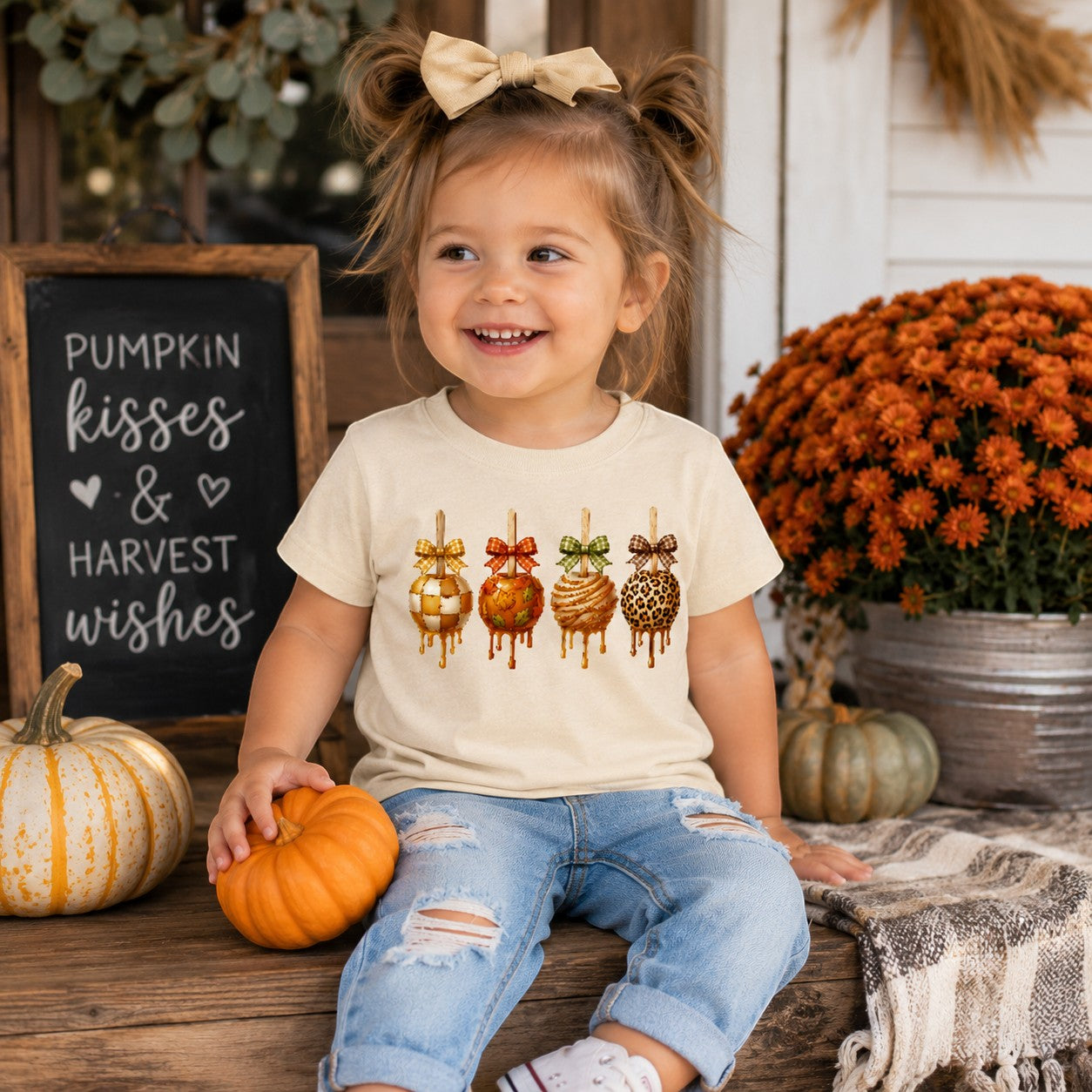Caramel Apple lover Youth and Toddler Graphic Tee