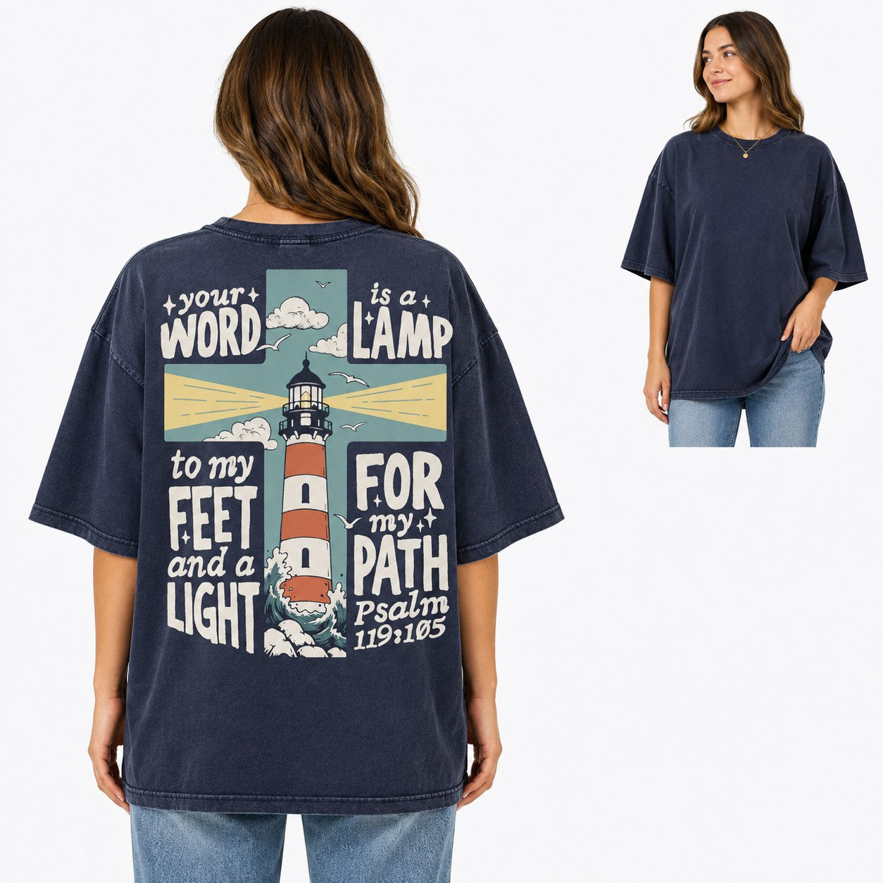Lighthouse Adult Graphic Tee