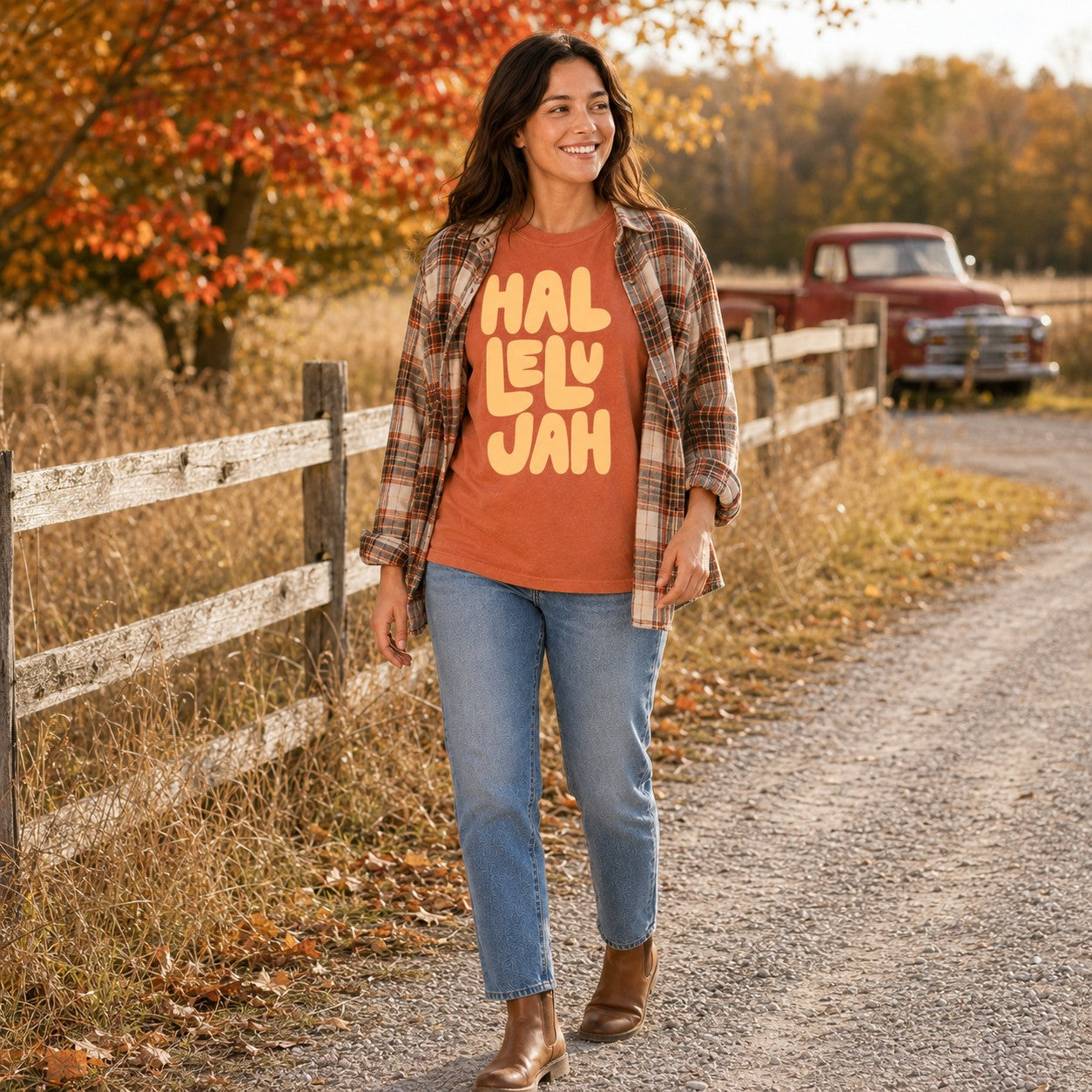 Hallelujah Adult Graphic Tee