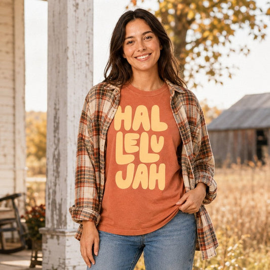 Hallelujah Adult Graphic Tee