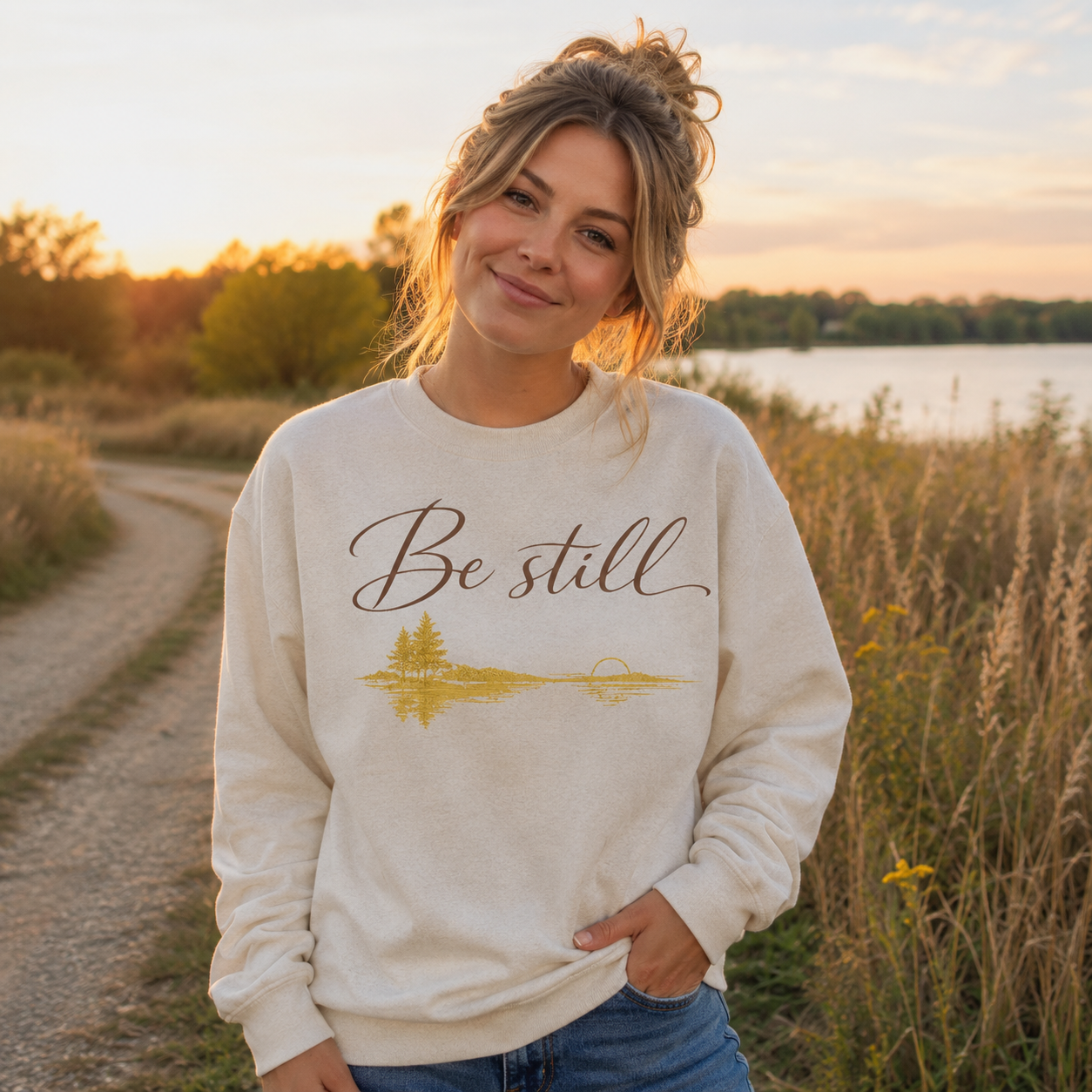 Be Still Graphic Sweatshirt