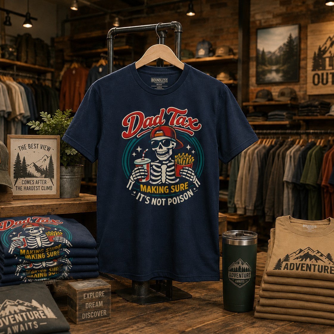 Dad Tax Adult Graphic Tee