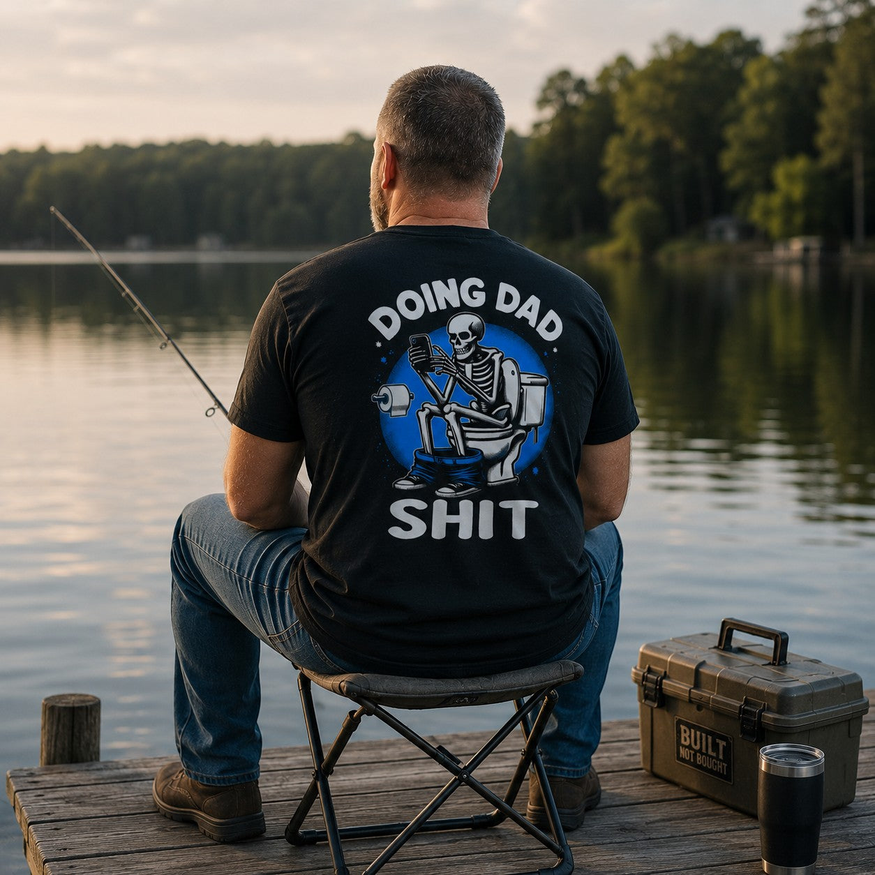 Doing Dad Shit Adult Graphic Tee