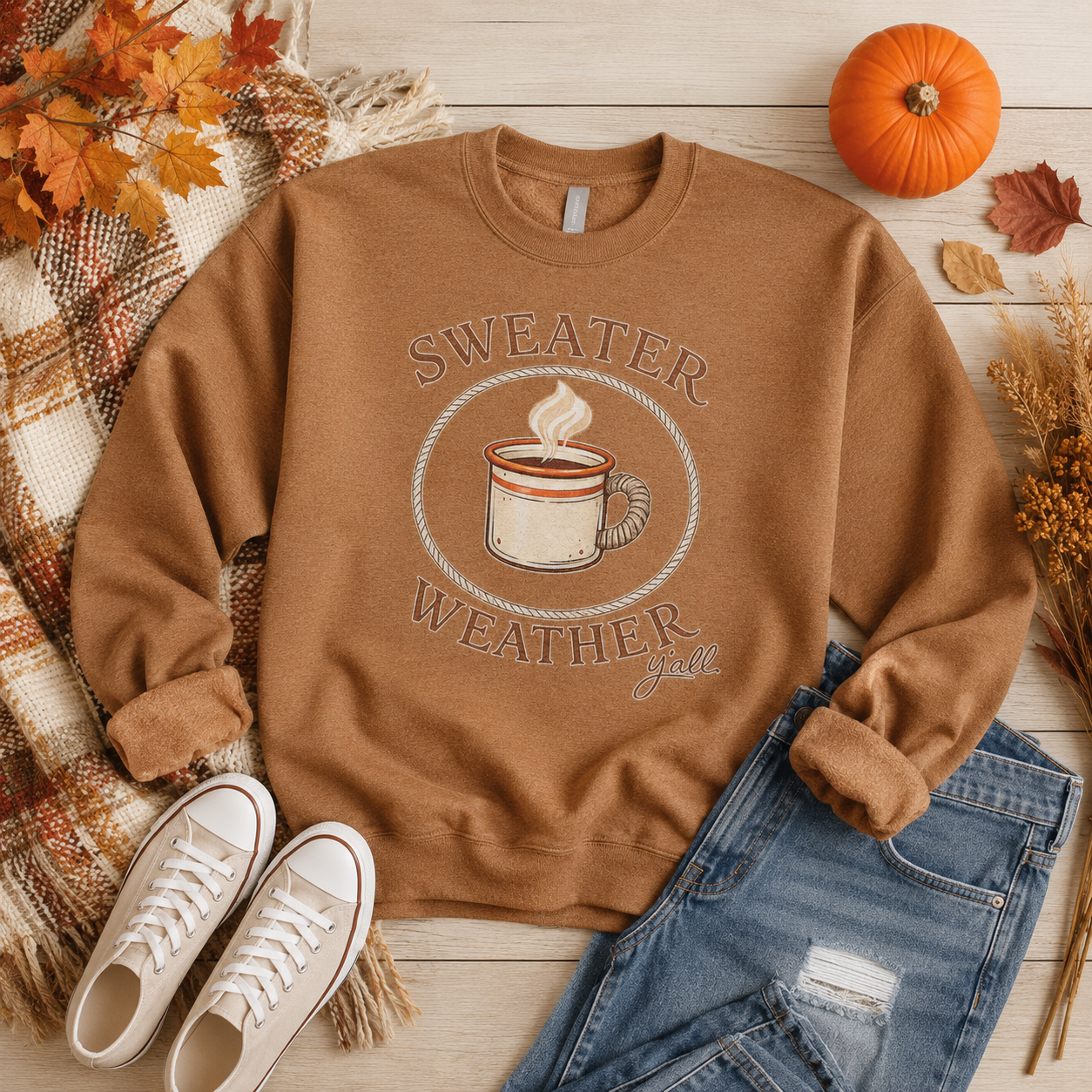 Sweater Weather Ya'll Graphic Sweatshirt