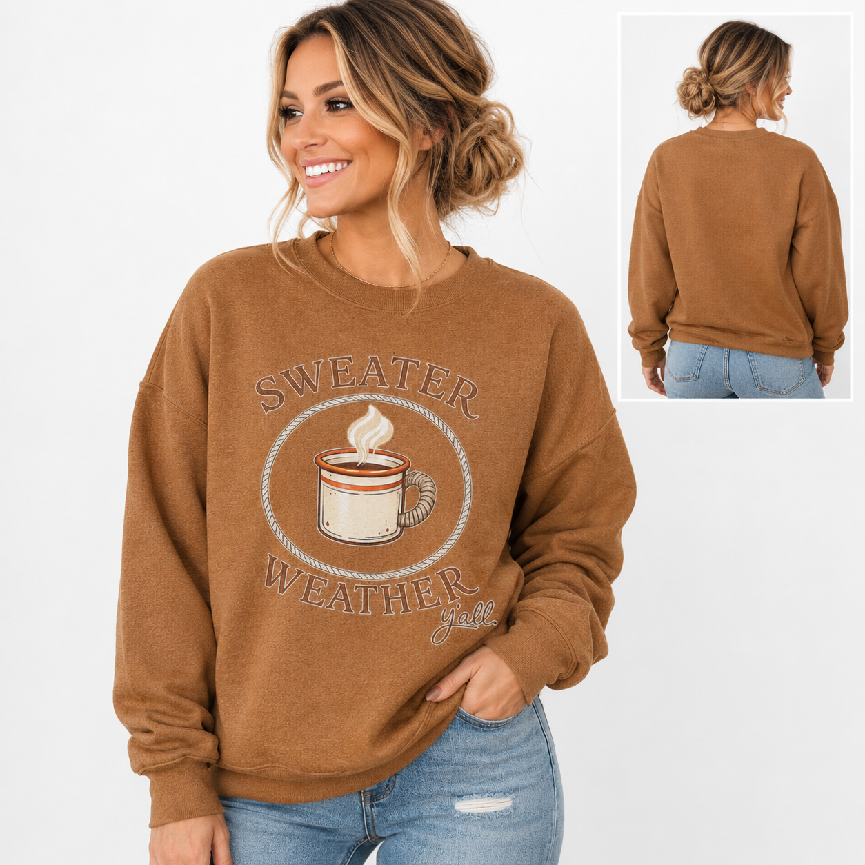 Sweater Weather Ya'll Graphic Sweatshirt