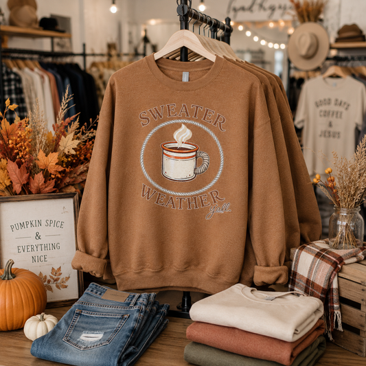 Sweater Weather Ya'll Graphic Sweatshirt