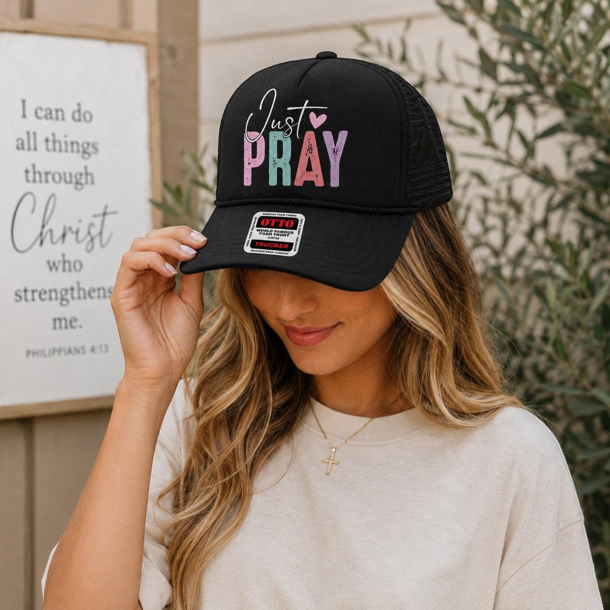 Just Pray Trucker Hat