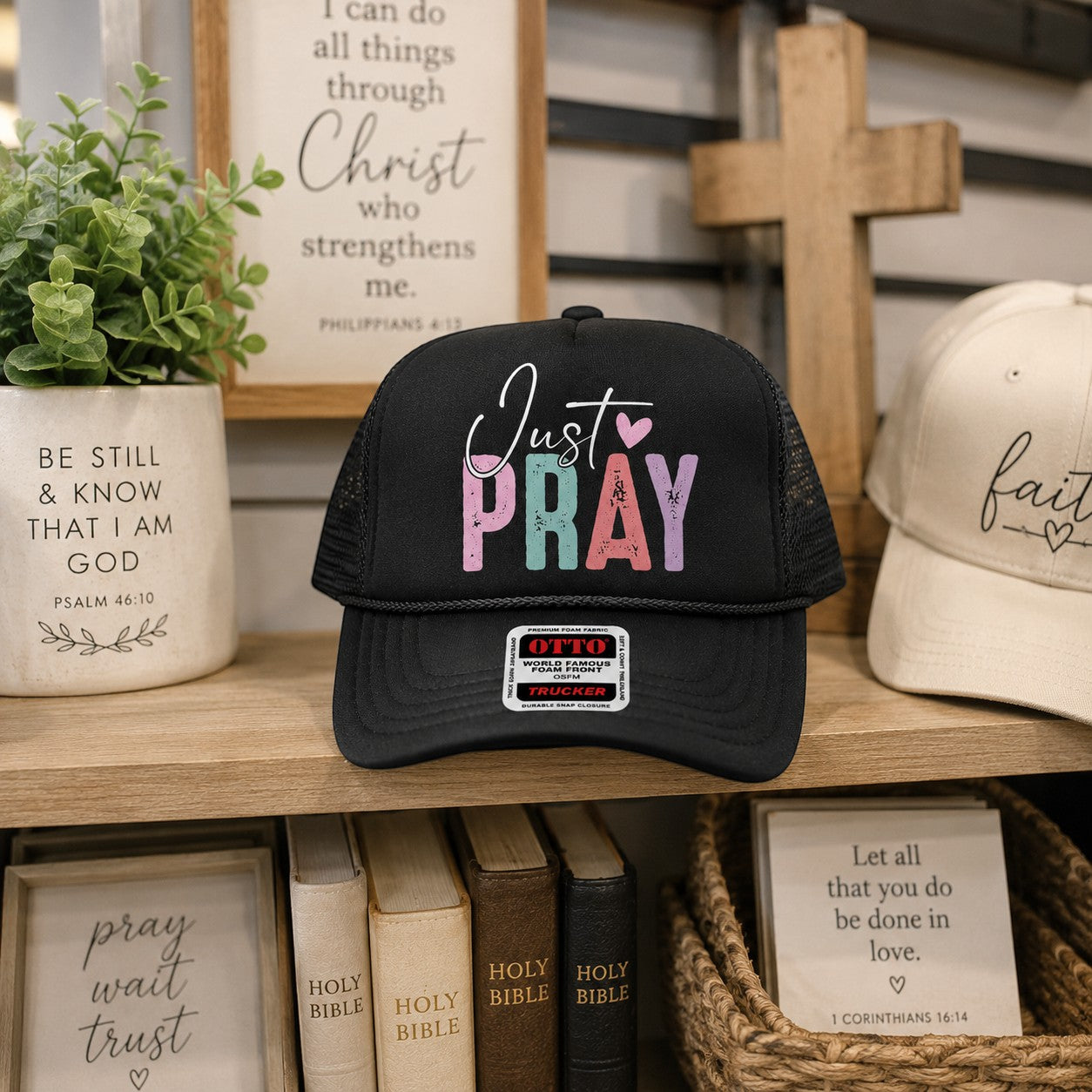 Just Pray Trucker Hat