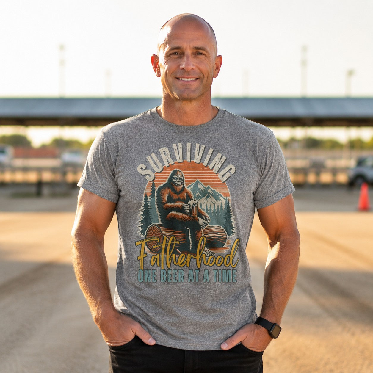 Surviving Fatherhood Adult Graphic Tee