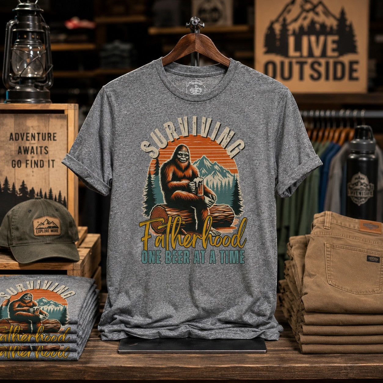 Surviving Fatherhood Adult Graphic Tee