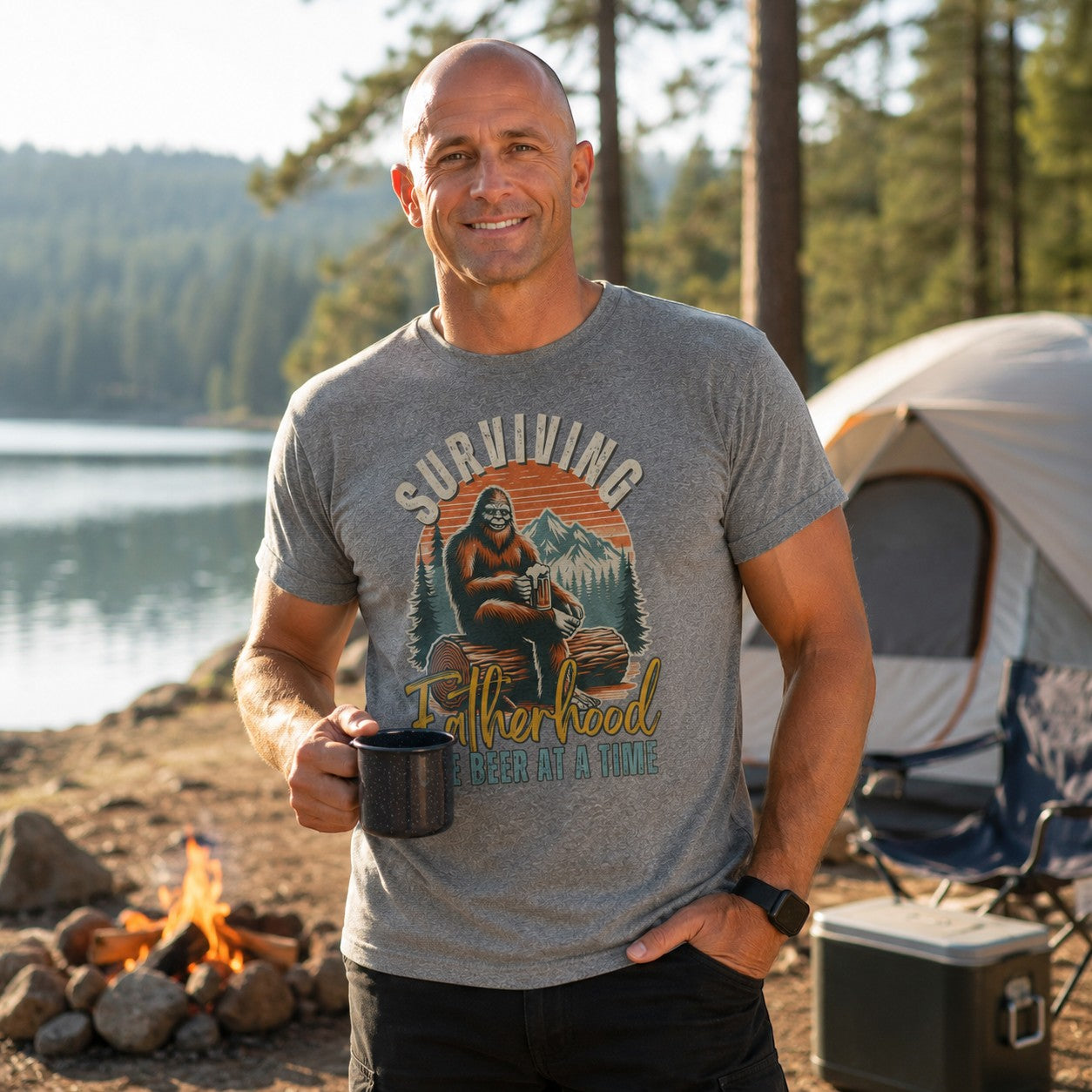 Surviving Fatherhood Adult Graphic Tee