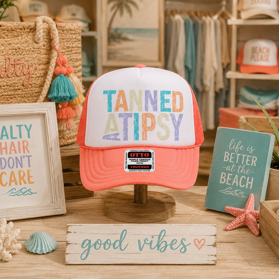 Tanned And Tipsy Trucker Hat