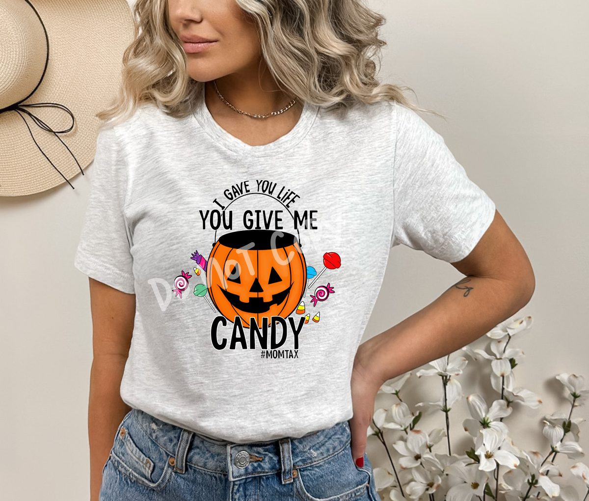 CANDY MOM TAX TEE