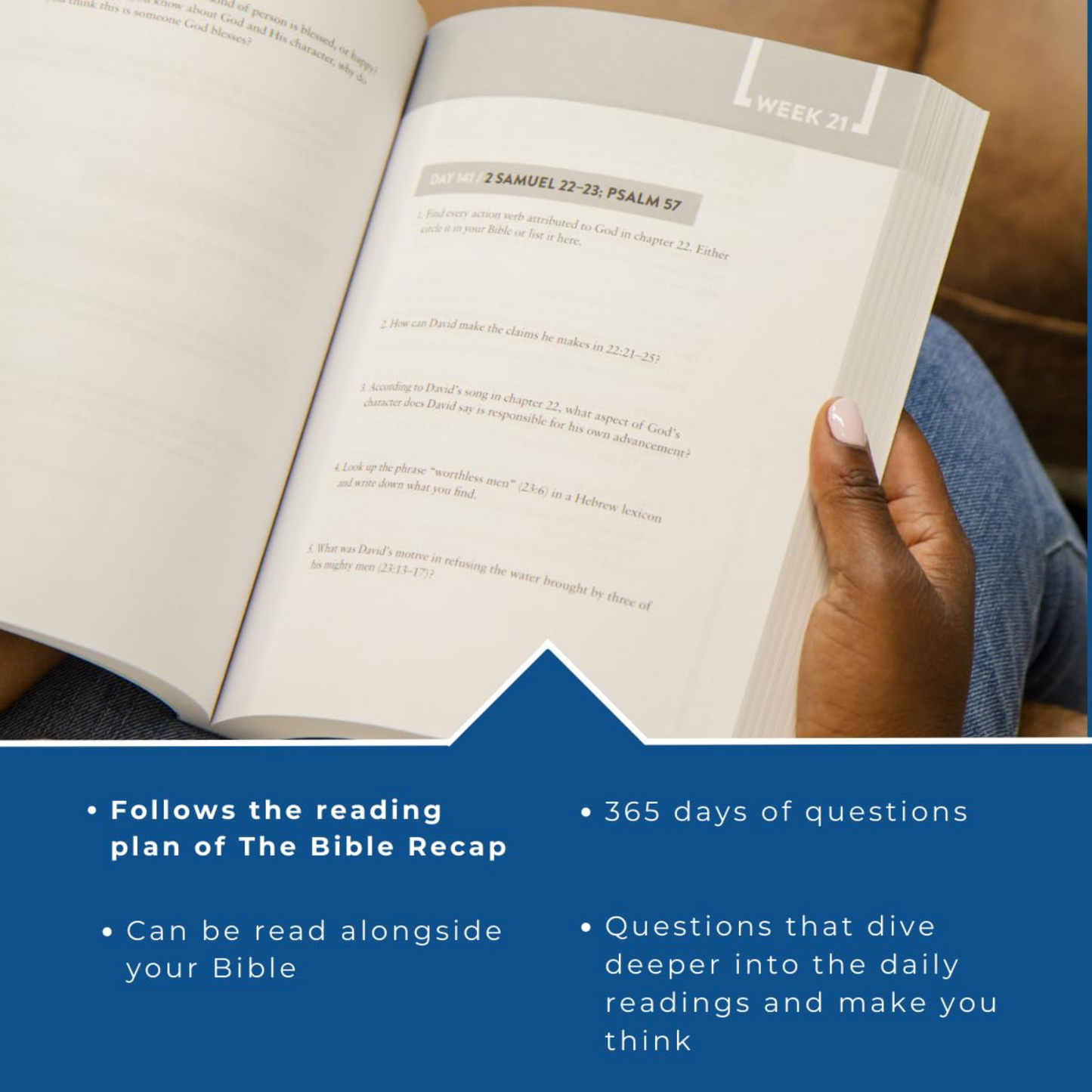 The Bible Recap Study Guide: Daily Questions to Deepen Your Understanding of the Entire Bible (Spiral Bound)