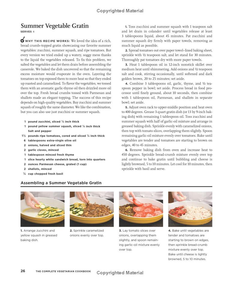 The Complete Vegetarian Cookbook: A Fresh Guide to Eating Well With 700 Foolproof Recipes (Spiral Bound)