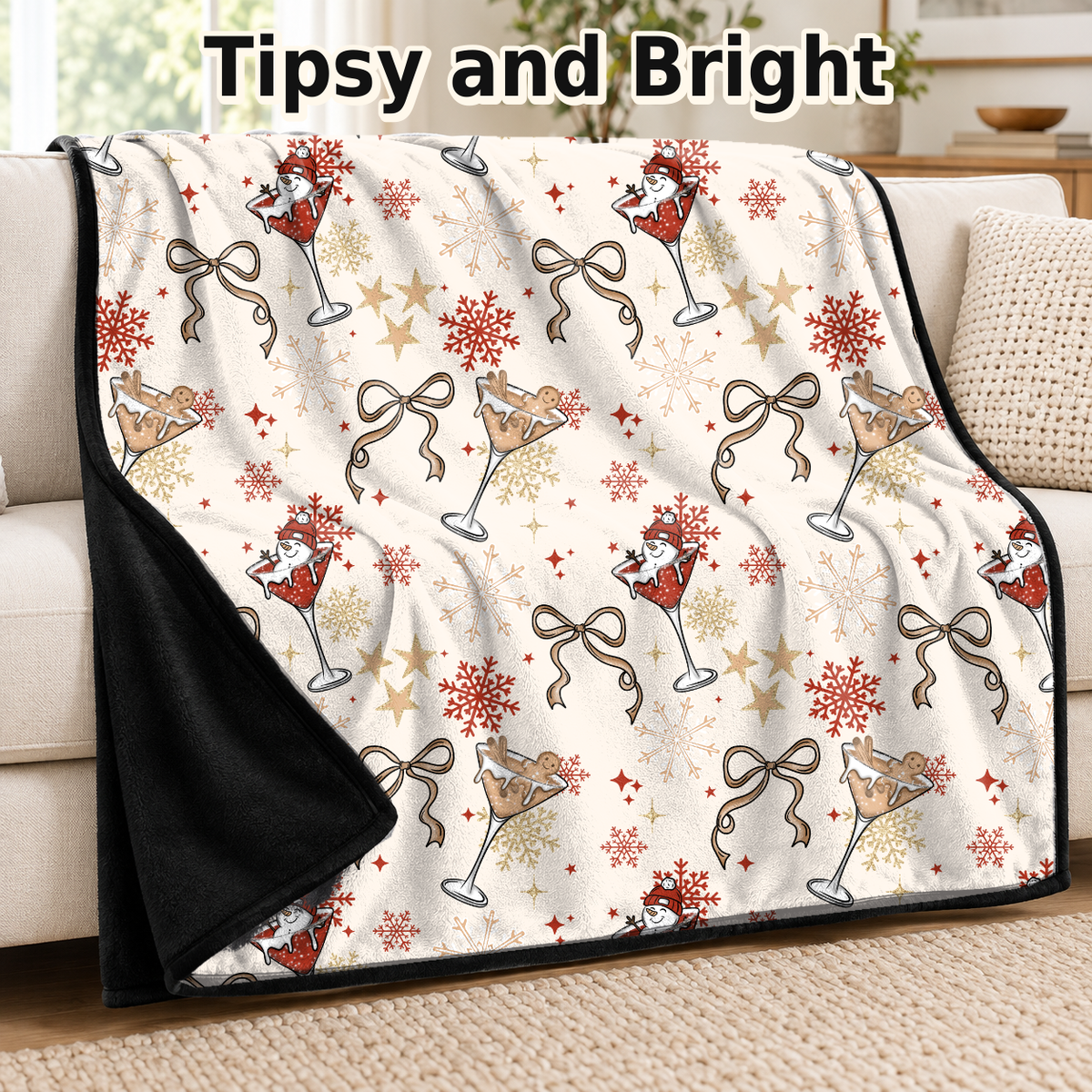 Tipsy and Bright-Soft Throw Blanket 14 Run- (PREORDER CLOSES 9/28, ETA DECEMBER)