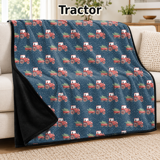 Tractor-Soft Throw Blanket 14 Run- (PREORDER CLOSES 9/28, ETA DECEMBER)
