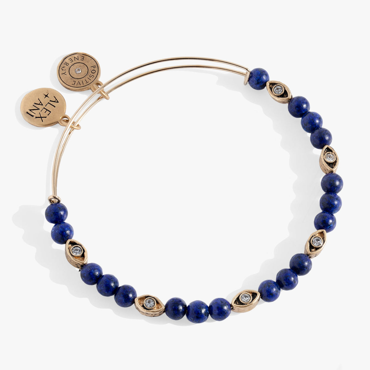 Untamed Evil Eye Lapis Bangle