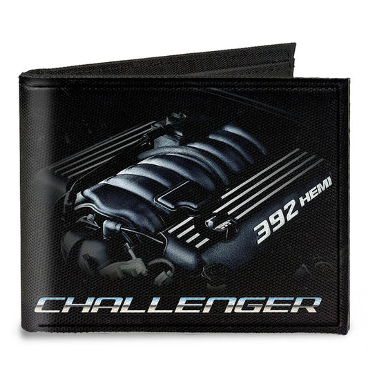 Canvas Bi-Fold Wallet - CHALLENGER Bold 392 HEMI Engine